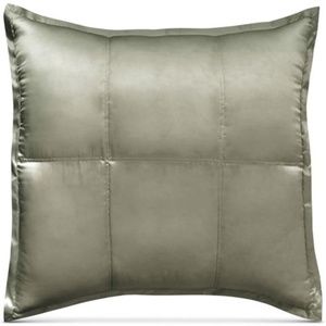 Donna Karan 100% Silk Euro Shams, set of 2. MOSS